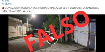 Desmiente FGE hallazgo de un cuerpo desmembrado durante el cumplimento de una orden de cateo en Cozumel
