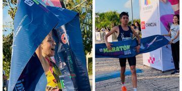 Anahí Inzunza y Víctor Mejía Se Coronan en el Medio Maratón Internacional de la Mujer Cancún 2024