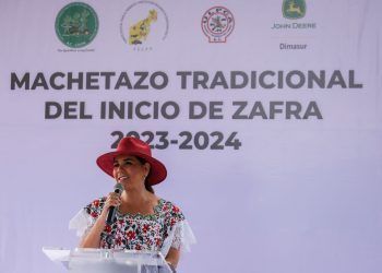 Inicia la Zafra 2023-2024 en el Sur del Estado con Tradicional Machetazo