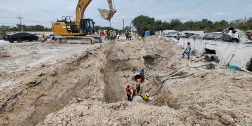 Concluye CAPA reparación de tubería que abastece de agua a Chetumal