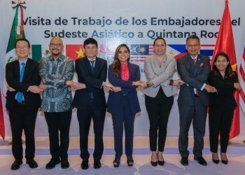 Embajadores del Sudeste Asiático exploran áreas de negocios en Quintana Roo