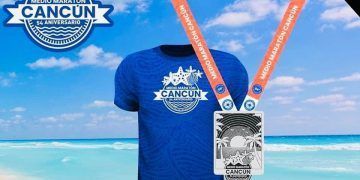 Todos listos para el medio maratón Cancún