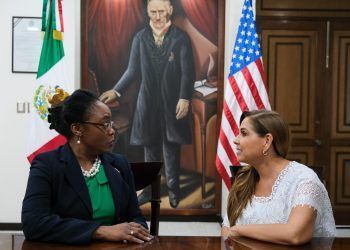 Agradece la Gobernadora de Quintana Roo trabajo a Cónsul General de Estados Unidos