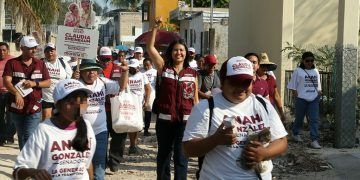 Anahí González visita la Zona Continental de Isla Mujeres