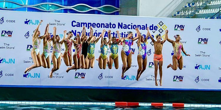 22 Atletas de Quintana Roo Clasifican para los Nacionales CONADE 2024 en Natación Artística