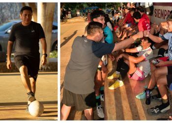 «Xiximak» se Une a Jóvenes en Partido de Fútbol y Reafirma Compromiso con el Deporte