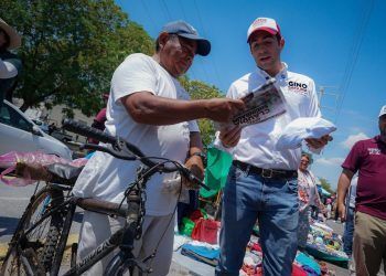 Gino Segura y Ana Paty Peralta Recorren Cancún para Fortalecer la Cuarta Transformación