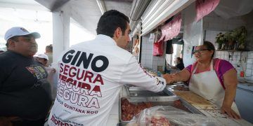 Comerciantes de Chetumal recibe con los brazos abiertos a Gino