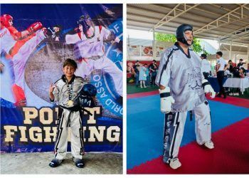 Gustavo Martínez, padre e hijo triunfan en el estatal de kickboxing en Tabasco