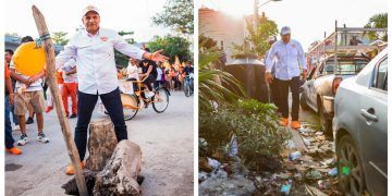 Jorge Portilla Mánica Encuentra Apoyo Entusiasta en el Centro Histórico de Tulum