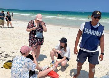 Saldo blanco durante la temporada vacacional de Semana Santa en Tulum