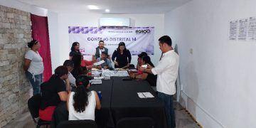 IEQROO realiza simulacros de conteo de votos con miras a la jornada electoral del 2 de junio