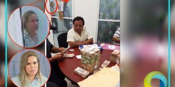 Lili Campos con las manos en la masa: Millones de pesos en efectivo sobre la mesa