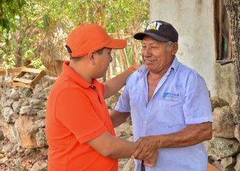 «Francisco Puc, Xiximak, Refuerza su Compromiso con el Progreso de José María Morelos en Caminata de la Esperanza»