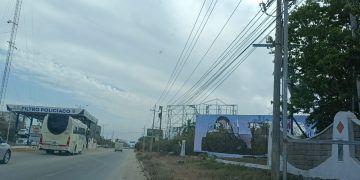 Propaganda de Estefanía Mercado Vandalizada Cerca de Puesto Policial en Playa del Carmen