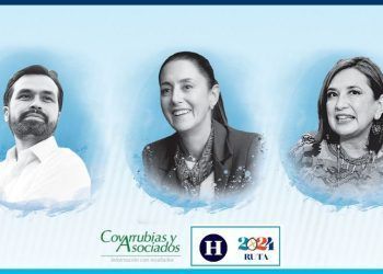 Claudia Sheinbaum lidera encuestas de Covarrubias y Asociados, según Heraldo Media Group