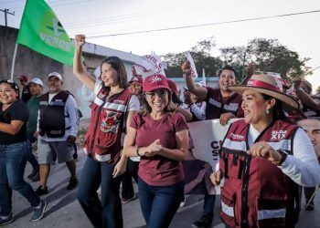 La colonia Nuevo Progreso está con Yensunni Martínez y la Cuarta Transformación