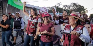 La colonia Nuevo Progreso está con Yensunni Martínez y la Cuarta Transformación