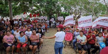 La colonia Proterritorio respalda la continuidad de la Cuarta Transformación con Yensunni Martínez