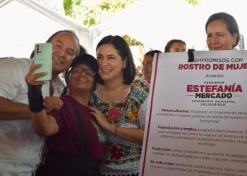 Estefanía Mercado firma compromisos con enfoque en las mujeres de Solidaridad