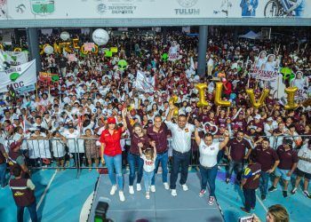 Ante 7 mil tulumnenses, Diego Castañón cierra campaña e invita a dar el último paso: Voto masivo a Morena y aliados este 2 de junio