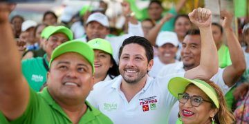 Renán Sánchez llama a la familia Verde de Quintana Roo a votar para consolidar la transformación, este 2 de junio