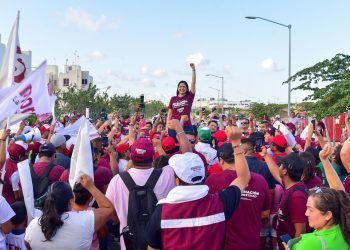Vamos a arrasar con los votos del pueblo porque nuestro proyecto está inspirado en el legado del mejor Presidente de la historia de México; ¡ya ganamos!: Estefanía Mercado