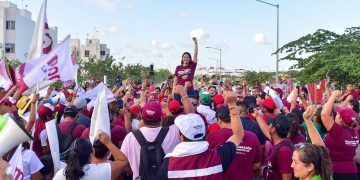 Vamos a arrasar con los votos del pueblo porque nuestro proyecto está inspirado en el legado del mejor Presidente de la historia de México; ¡ya ganamos!: Estefanía Mercado