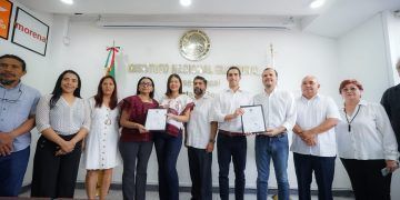 Recibe Gino Segura constancia como Senador electo por Quintana Roo
