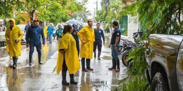 Diego Castañón ratifica apoyo total a familias de Tulum por inclemencias del tiempo