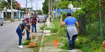 Ayuntamiento de Othón P. Blanco trabaja en territorio para mantener limpia la ciudad