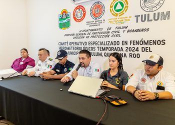 Comité en Fenómenos Hidrometeorológicos refuerza acciones en favor de las familias de Tulum
