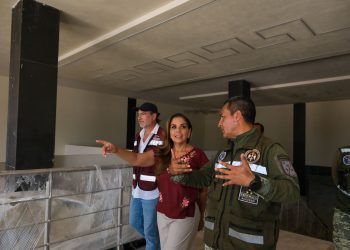 Supervisa Mara Lezama obras de la estación del Tren Maya en Chetumal