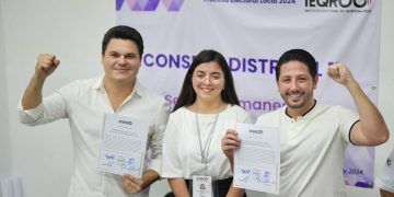 Recibe Renán Sánchez, constancia como diputado electo del Distrito 11 en Quintana Roo