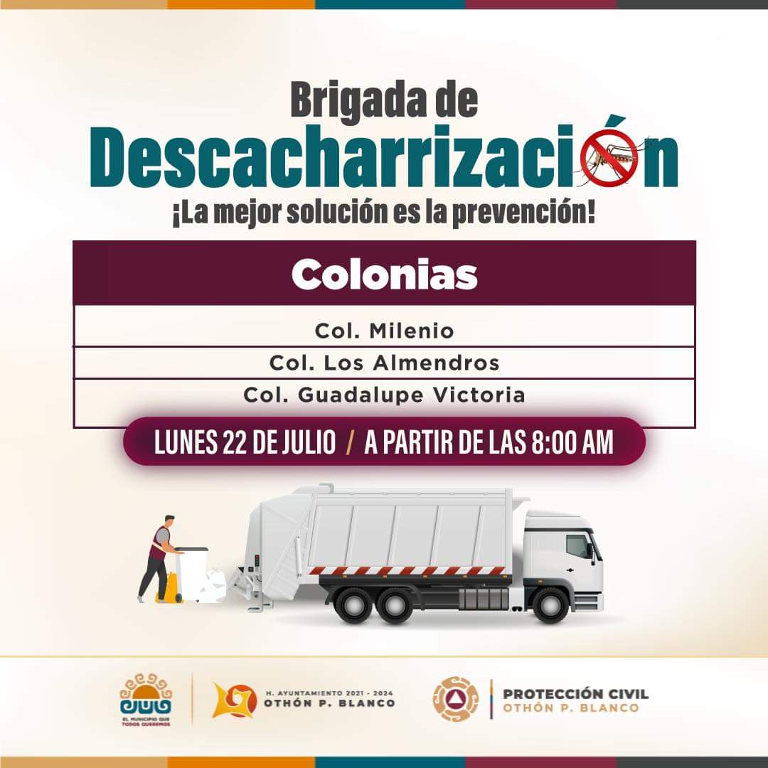 Yensunni Martínez anuncia campaña de descacharrización en colonias de Chetumal