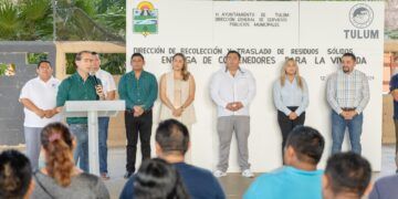 Ayuntamiento de Tulum apoya a familias con entrega de nuevos contenedores de basura