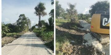 Mejoran caminos de la localidad Felipe Ángeles