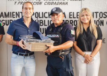 Diego Castañón refuerza con equipo táctico a la Secretaría de Seguridad de Tulum