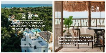 Quintana Roo con dos hoteles dentro de los 50 mejores del mundo: Mara Lezama