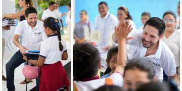 Entrega Renán Sánchez más de 30 mil paquetes de libretas a estudiantes en tres años