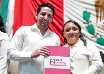 Refrenda Renán Sánchez, líder de la Bancada Verde, el apoyo y respaldo a la Gobernadora Mara Lezama