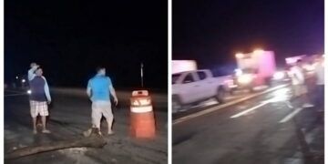 Bloqueo en la carretera Bacalar-Limones: Habitantes de cinco comunidades exigen solución ante deficiencias de la CFE