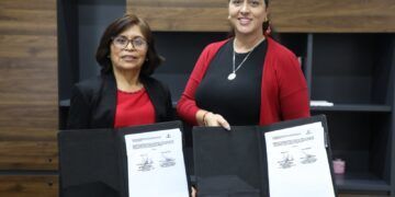La Magistrada Presidenta del TJAAQROO y la Secretaria Técnica de la SESAEQROO, firman convenio de colaboración en cumplimiento de la Ley del Sistema Anticorrupción del Estado de Quintana Roo
