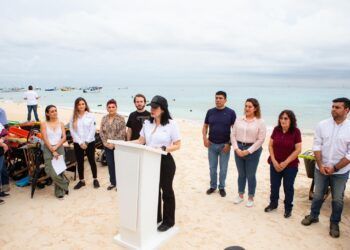 Cuidar y preservar nuestras playas para las familias y turistas, compromiso de todos: Estefanía Mercado