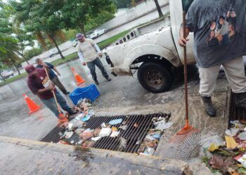 Operativo Tormenta refuerza prevención y atención por las lluvias en Othón P. Blanco