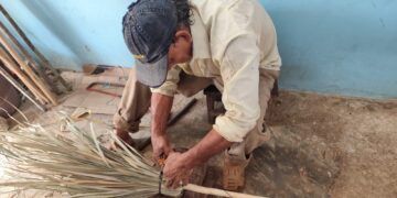 La tradición artesanal que limpia más que hogares: las escobas de guano de Don Mario