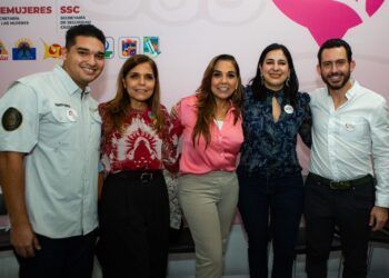 Acompaña Estefanía Mercado a la Gobernadora al lanzamiento de la estrategia “Puntos Coral-Mujeres Seguras”