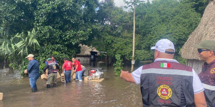 Dependencias estatales atienden a la comunidad de Chankaj de Repente del municipio de FCP