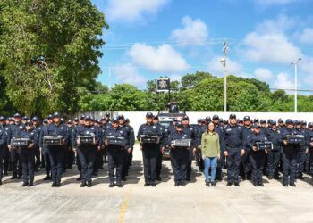 Con vehículo y equipo táctico fortalecen a la Policía Municipal de Othón P. Blanco