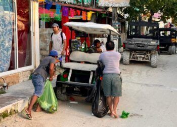 Realizan barrido masivo en isla Holbox